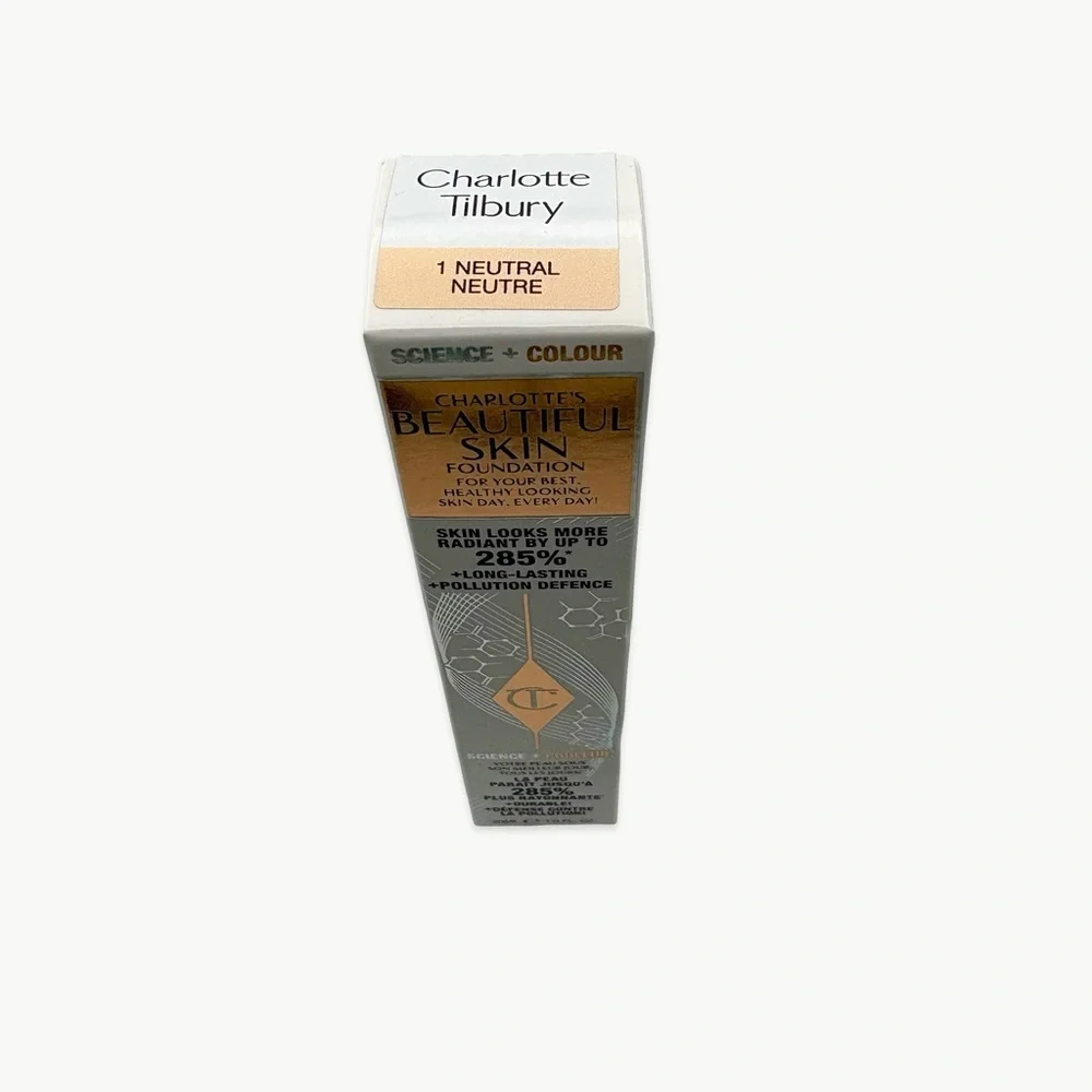 Charlotte Tilbury Beautiful Skin Foundation 1 Neutral 30ml New In Box